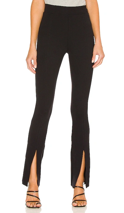 Commando Ceo Zip Hem Neoprene Pull-on Pants In Black