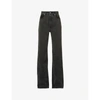 PACO RABANNE MISSING POCKET FLARED MID-RISE JEANS