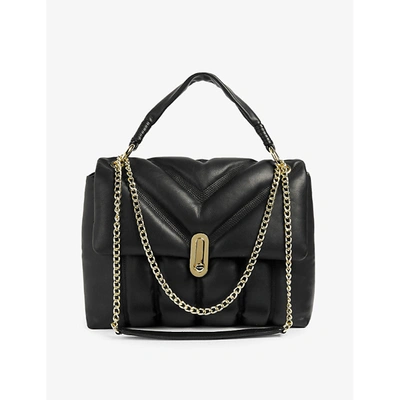 Ted Baker Ayaah Quilted Leather Shoulder Bag In Black