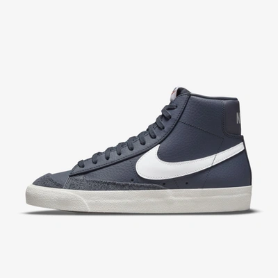 Nike Blazer Mid '77 Vintage Men's Shoes In Thunder Blue,thunder Blue,sail,white