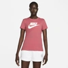 Nike Essential Icon Futura T-shirt In Gypsy Rose,white