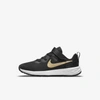 Nike Revolution 6 Little Kids' Shoes In Black/white/metallic Gold