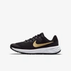 Nike Revolution 6 Big Kids' Road Running Shoes In Black,white,metallic Gold