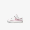 Nike Court Legacy Baby/toddler Shoes In White,light Violet Ore,pink Glaze