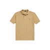 Polo Ralph Lauren The Iconic Mesh Polo Shirt In Luxury Tan Heather/c8888