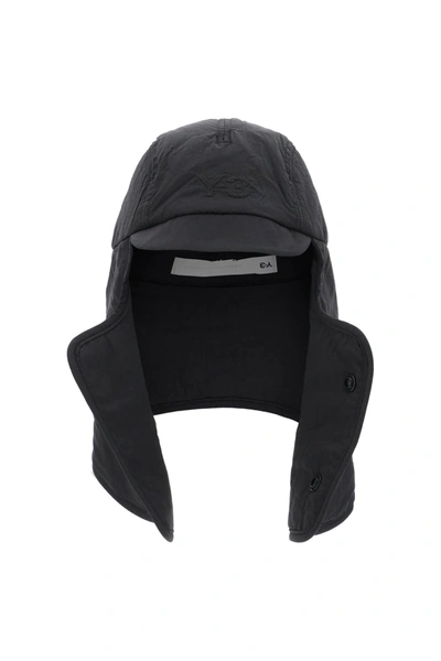 Y-3 Black Nylon Cocoon Hood