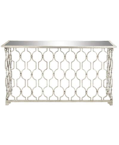 Rosemary Lane Contemporary Console Table In Silver-tone