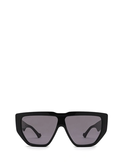 Gucci Eyewear Oversized Frame Sunglasses In Black
