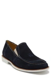 Sandro Moscoloni Embossed Leather Loafer In Navy