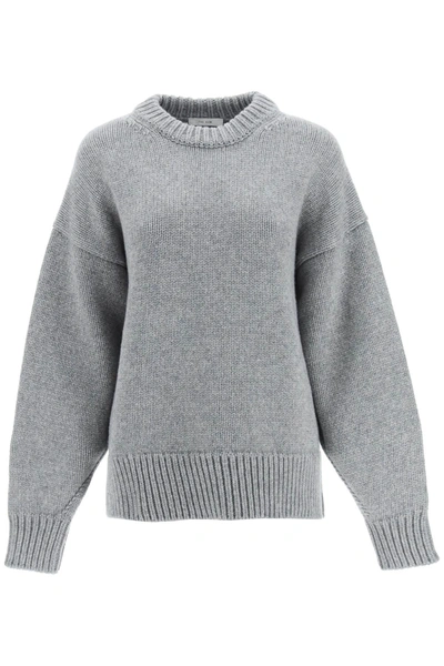 The Row Ophelia Knitted Jumper In Grey