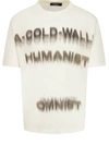A-COLD-WALL* WHITE T-SHIRT WITH PRINT,6657017