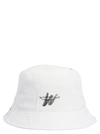 WE11 DONE WE11DONE ALLOVER LOGO BUCKET HAT