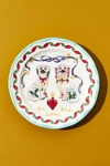 Nathalie Lete 12 Days Of Christmas Dessert Plate In White