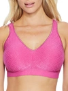 Bali Comfort Revolution Smart Sizes Wire-free Bra In Dahlia Pink