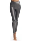Commando Perfect Control Faux Leather Leggings In Pewter