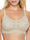 Cosabella Never Say Never Sweetie Curvy Bralette In Warm Taupe