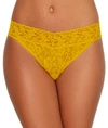 Hanky Panky Signature Lace Original Rise Thong In Yellow