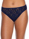 Hanky Panky Signature Lace Hi-cut Brief In Navy