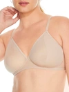 On Gossamer Mesh Beautifull Wireless Bra In Champagne