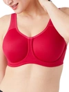 Wacoal Sport High-impact Underwire Bra 855170, Up To I Cup In Persian Red