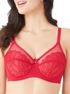 Wacoal Retro Chic Full-figure Underwire Bra 855186, Up To I Cup In Persian Red