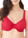 Wacoal Women's High Standards Underwire Bra 855352 In Persian Red