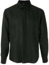 Handred Linen Shirt In Black