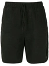 Handred Linen Shorts In Black