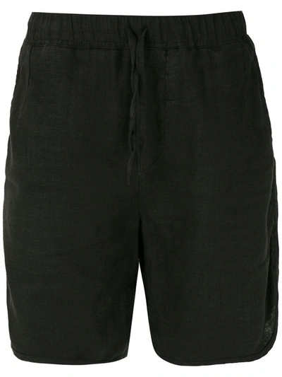 Handred Linen Shorts In Black