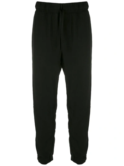 Handred Elasticated Ankles Trousers In Black