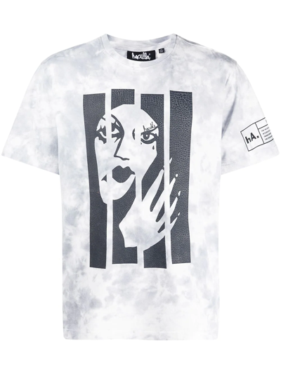 Haculla Broken Witch Graphic-print T-shirt In Grey