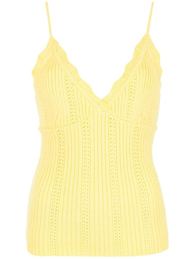 Olympiah Alfredo Knitted Top In Yellow
