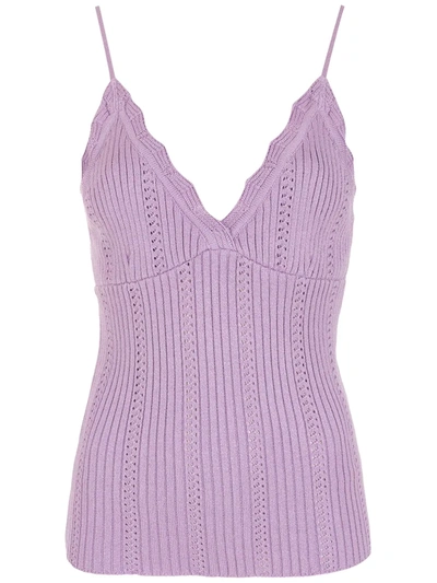 Olympiah Alfredo Knitted Top In Purple