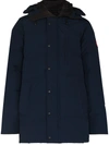Canada Goose Carson Logo-patch Puffer Jacket In Blue