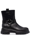 Agl Attilio Giusti Leombruni Sally Side Zip Boots In Black