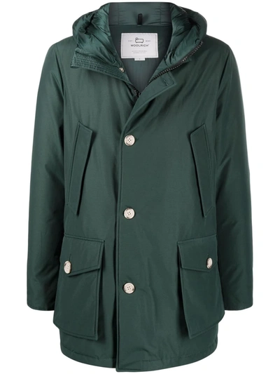 Woolrich Arctic Hooded Parka In Green