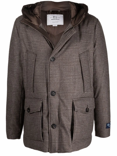 Woolrich Arctic Luxury Eco Wool Parka In Prince Of Wales