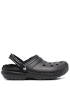 Crocs Perforated Toe Sandals In Black