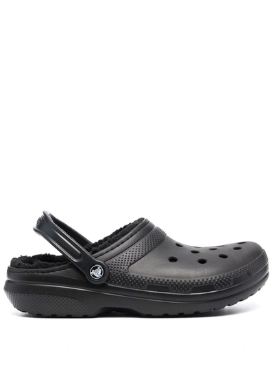CROCS CLASSIC CROCS FAUX-FUR SANDALS