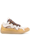 Lanvin Low-top Curb Trainers In Neutrals