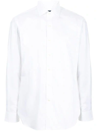 Polo Ralph Lauren Polo Pony Logo-embroidered Classic Shirt In White