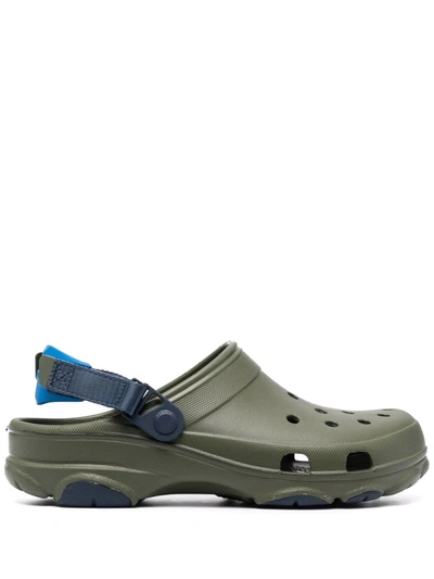 Crocs Army Green Classic Slingback Sandals