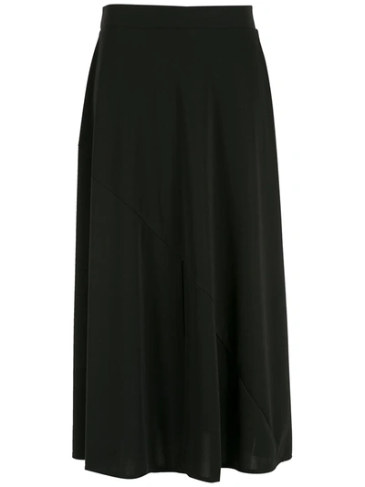 Alcaçuz Flared Maxi Skirt In Black