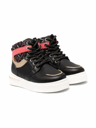 Liu •jo Kids' Hope High-top Trainers In Black