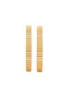 Monica Vinader Disco 18ct Yellow Gold-plated Vermeil Sterling-silver Large Hoop Earrings In Gold