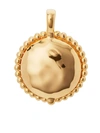 Monica Vinader Gold Plated Vermeil Silver Deia Locket Pendant In Gold