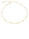 Monica Vinader Gold Plated Vermeil Silver 18-20' Triple Beaded Chain Necklace In Gold