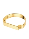 Monica Vinader 18ct Gold Plated Vermeil Silver Signature Wide Bangle In Gold