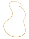 Monica Vinader Curb Chain 18-20" Necklace In Gold