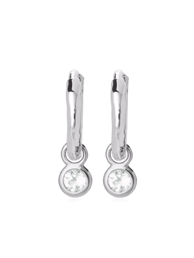 MONICA VINADER MINI GEM HUGGIE EARRINGS